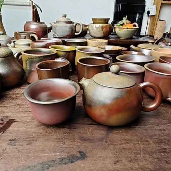 阿***毛瓷坭兴陶柴烧西施壶