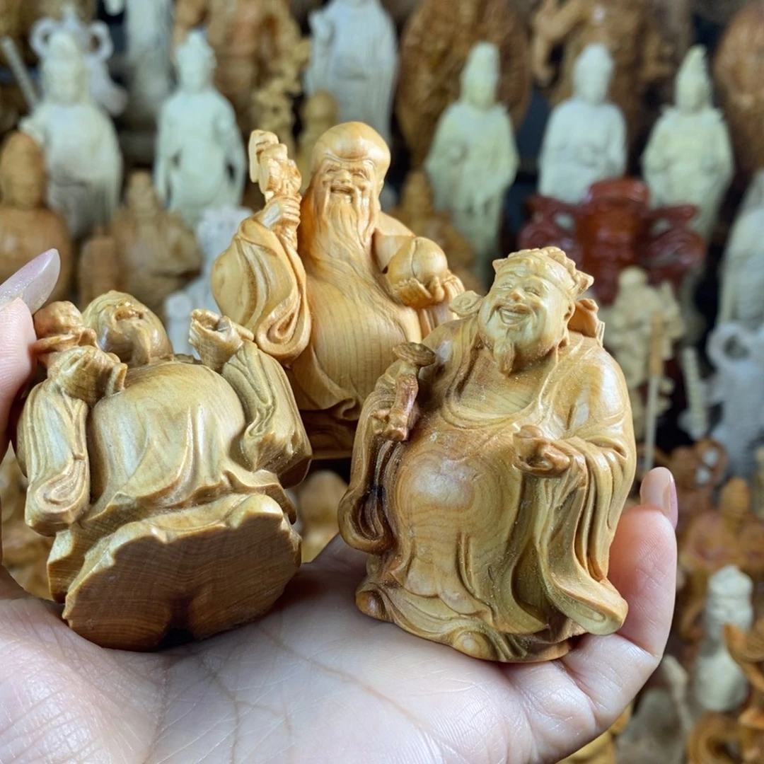 纵****木崖柏6福禄寿三星微瑕
