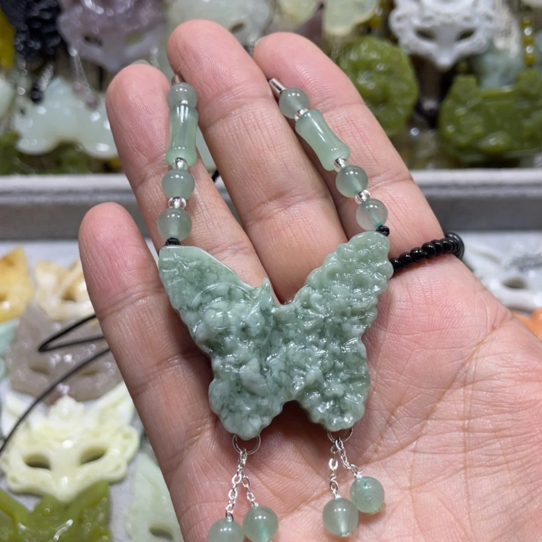 【闪购商品】岫玉颈饰未镶嵌50吊坠