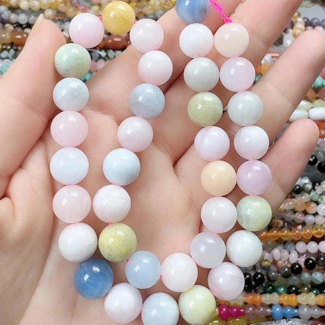玛瑙/玉髓合金珠宝半成品卡10摩根石一条