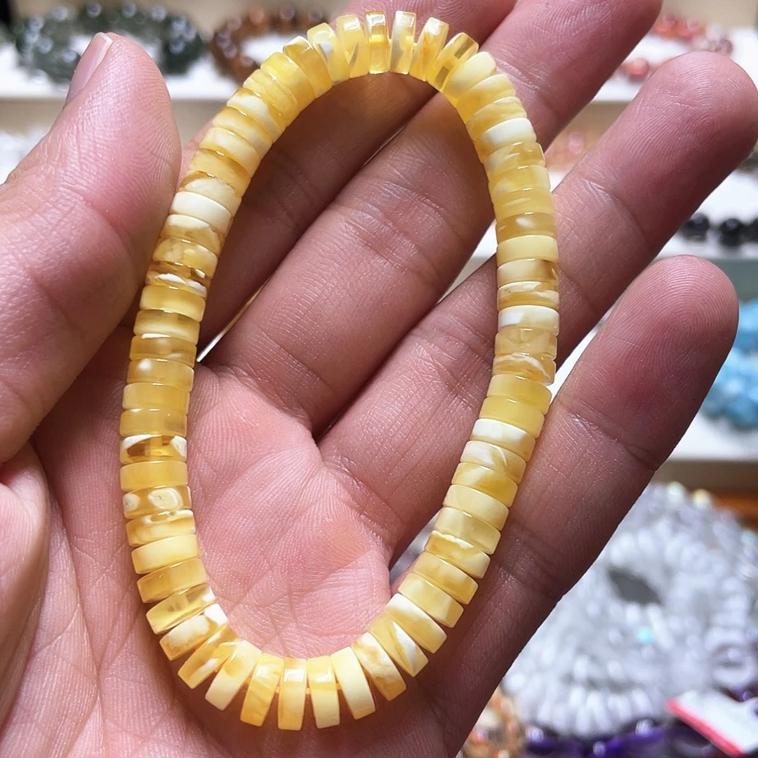 水晶手链未镶嵌蜜蜡