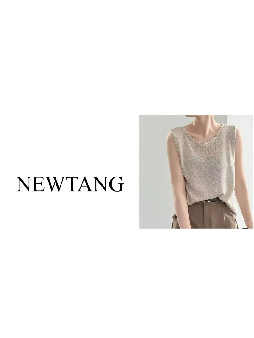 【极简背心】197春夏时尚极简百搭气质背心