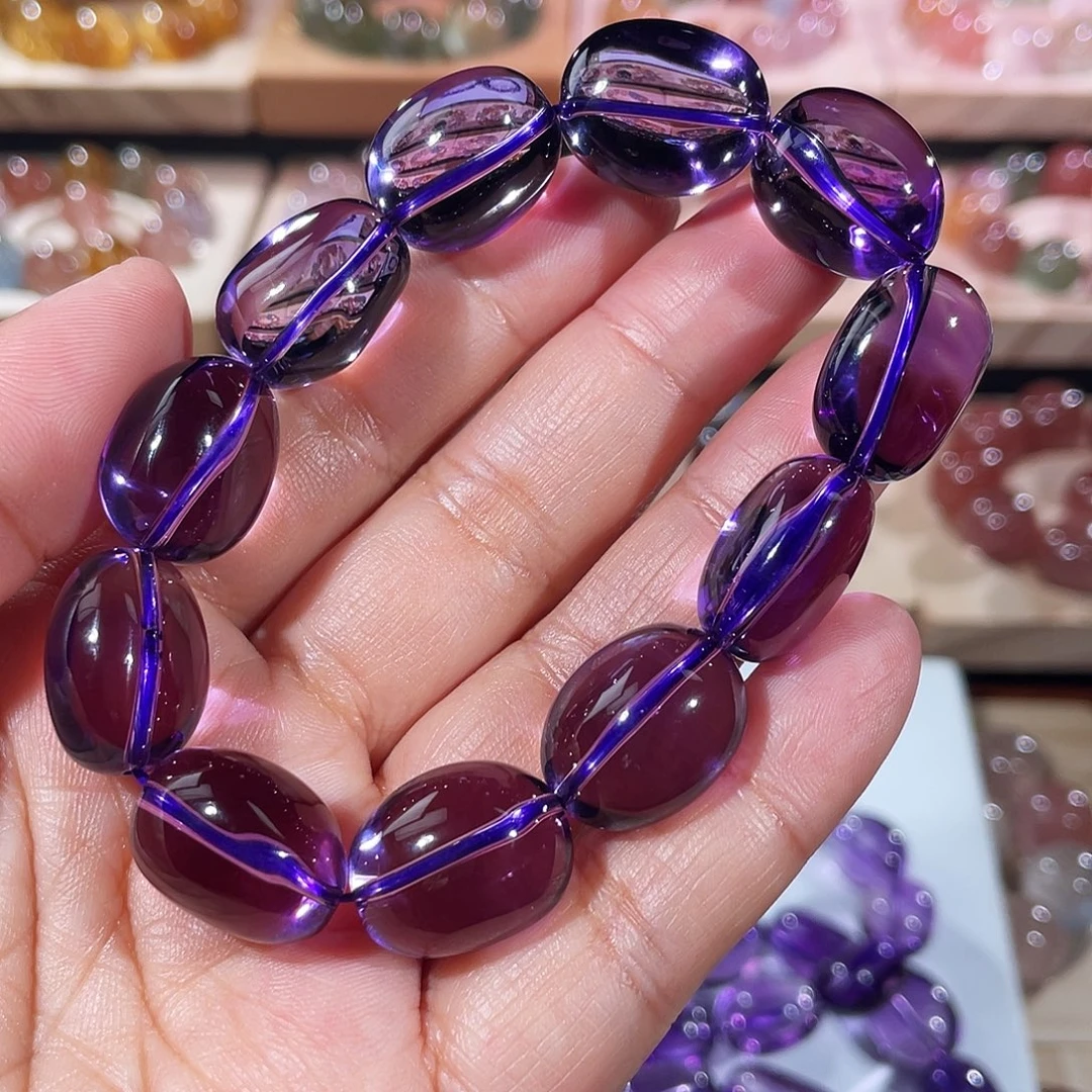 未镶嵌水晶手链紫水晶手链