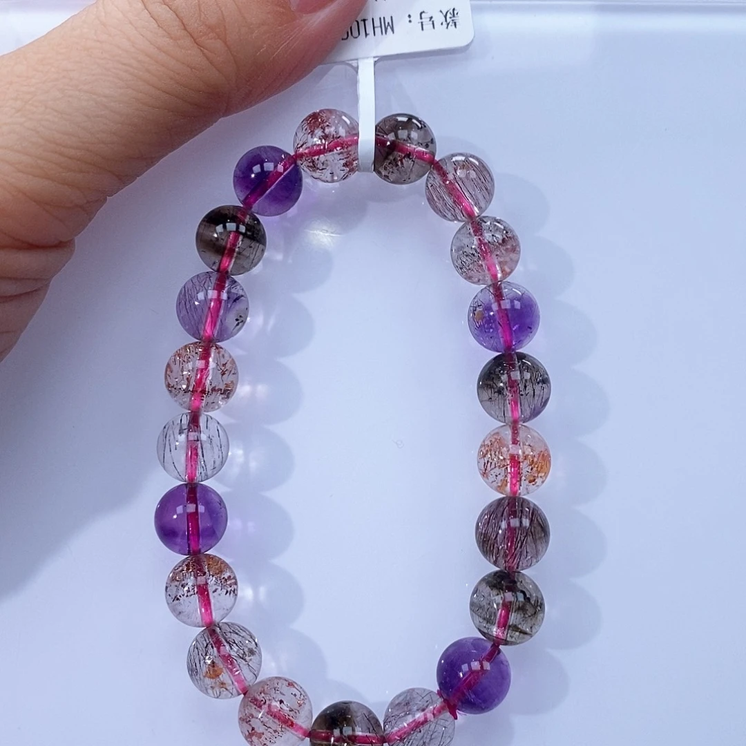 水晶手串未镶嵌超七