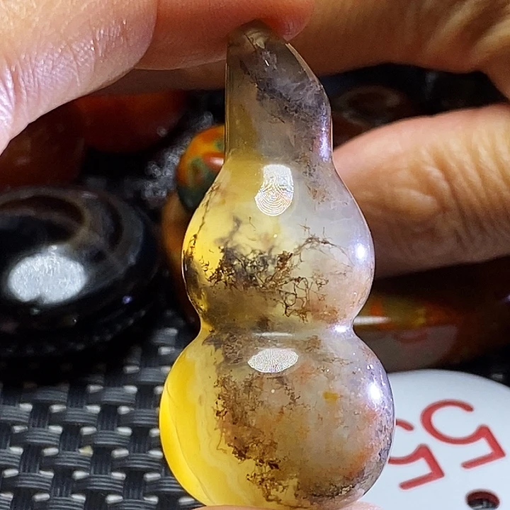 心***光玛瑙/玉髓颈饰未镶嵌