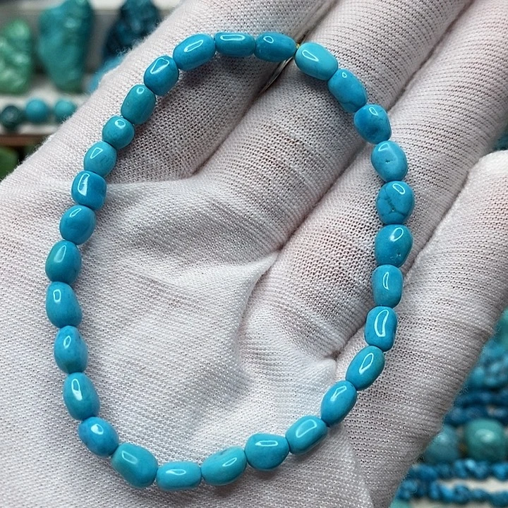 绿松石未镶嵌天然原矿 地大质检