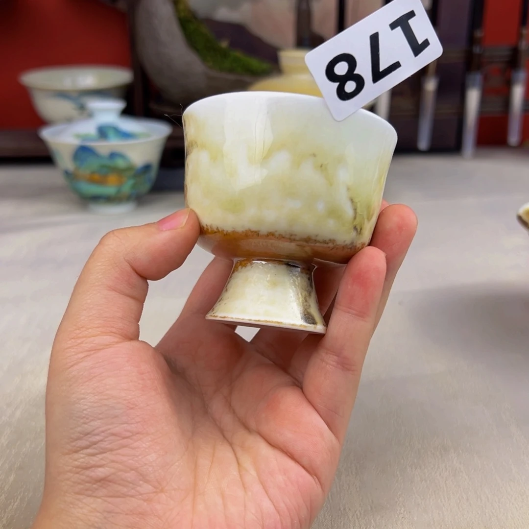 杯子纯手工柴烧主人杯