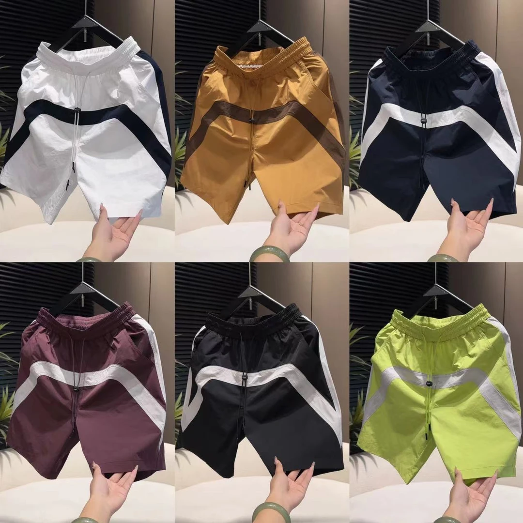 【退货补运费】夏季新款休闲透气拼色百搭短裤5535