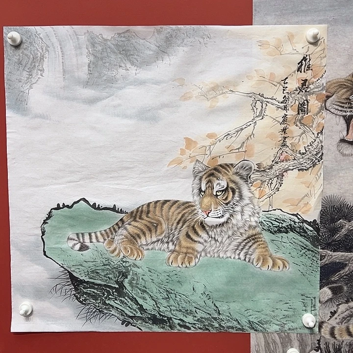 国画赵庆业老师国画作品月