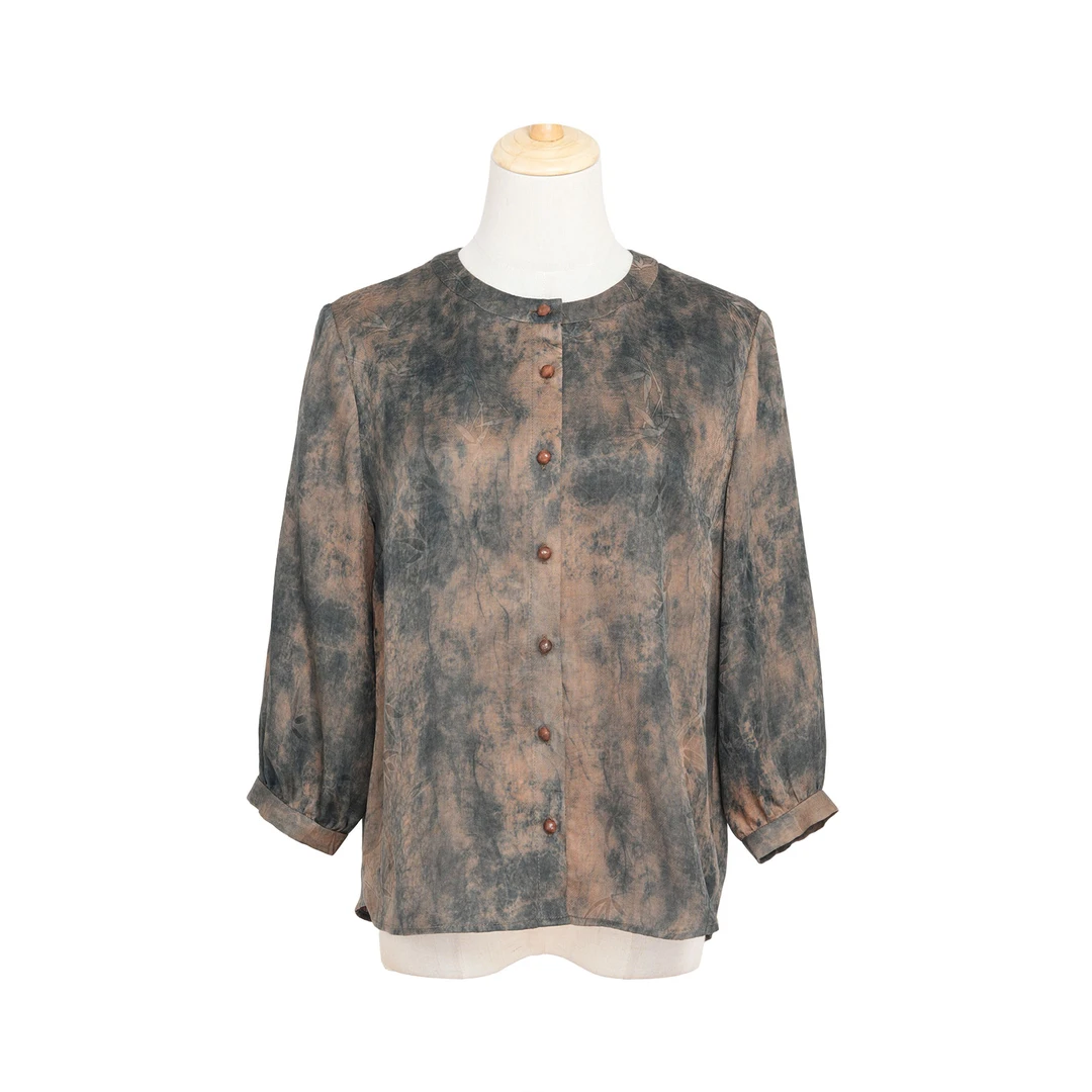 [如英]FY8290404香云纱新中式上衣