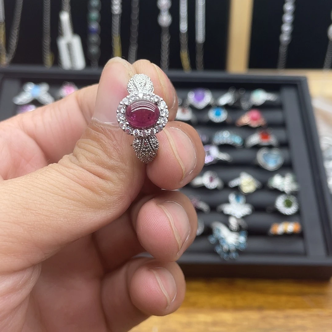 紫晶珠宝半成品未镶嵌