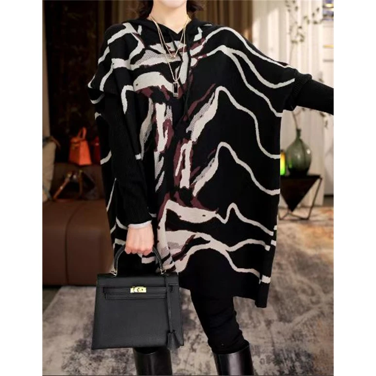 加厚保暖【画家】秋冬必备时尚上档次洋气高档毛衣宽松上衣-4166#