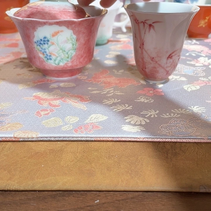 【闪购商品】林*意无落开窗盖碗➕红竹杯