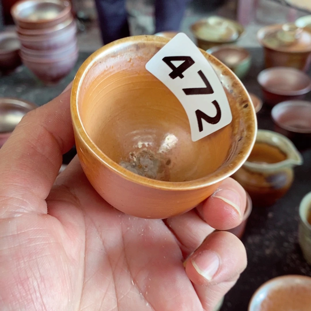 柴烧茶具陶瓷杯子