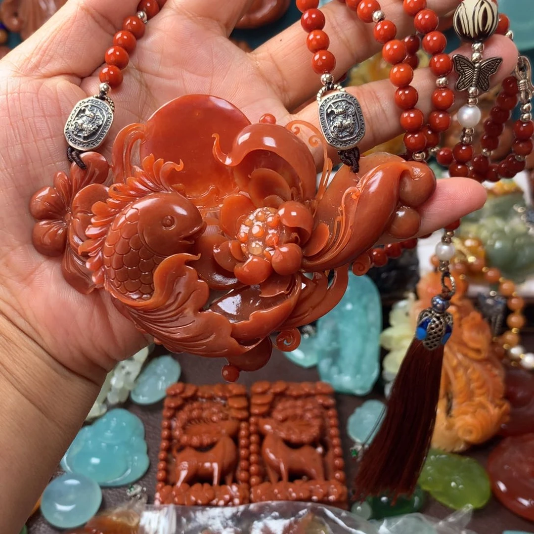 蛇纹石玉挂坠未镶嵌大****0