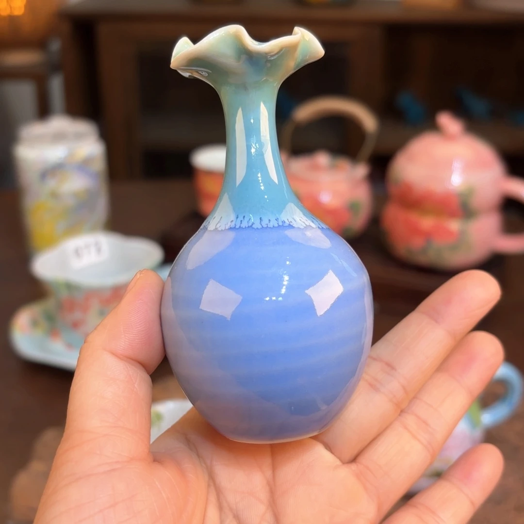 景德镇手绘高温釉下彩陶瓷茶具