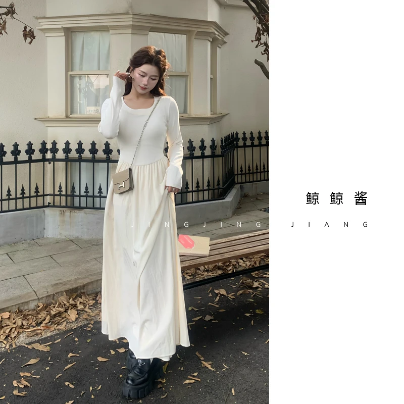 ZOZ鲸鲸酱【济州海风】温柔风连衣裙新款显瘦优雅气质收腰日常裙子