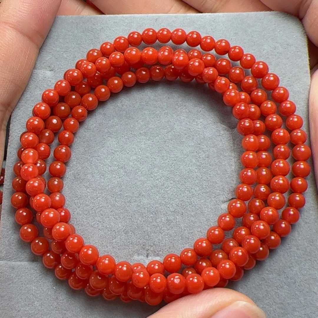 南红玛瑙手串未镶嵌