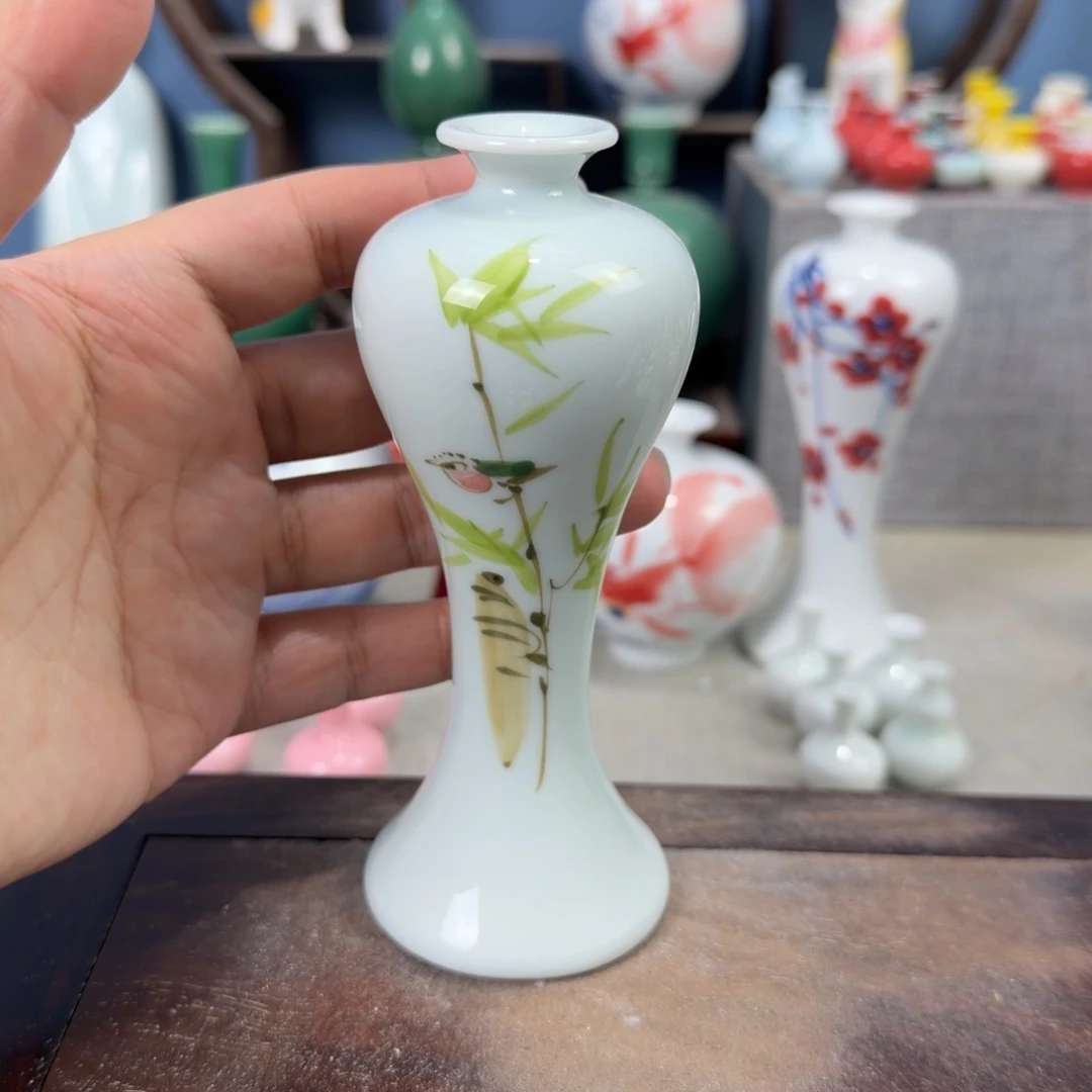 陶瓷手工小花器摆件