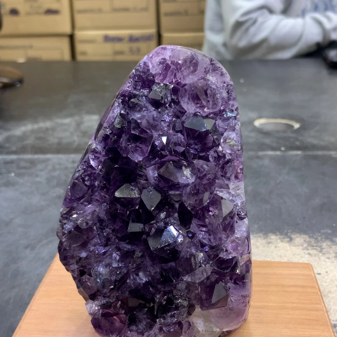 水晶摆件未镶嵌紫晶56