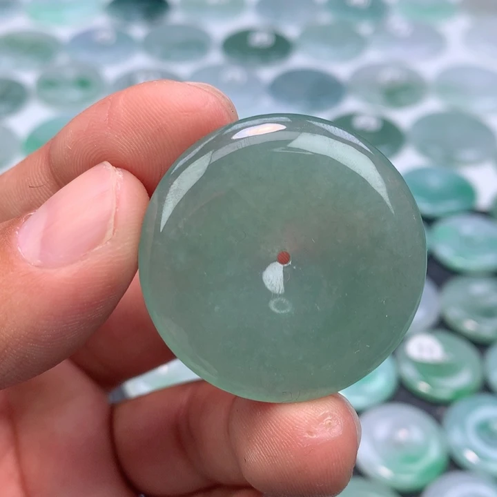 翡翠未镶嵌颈饰缅甸天然A货翡翠37-5.8