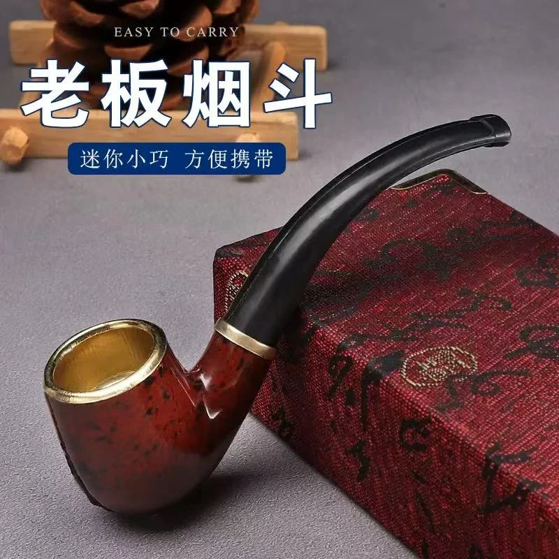 便携式小号铜锅迷你弯式新手练习斗