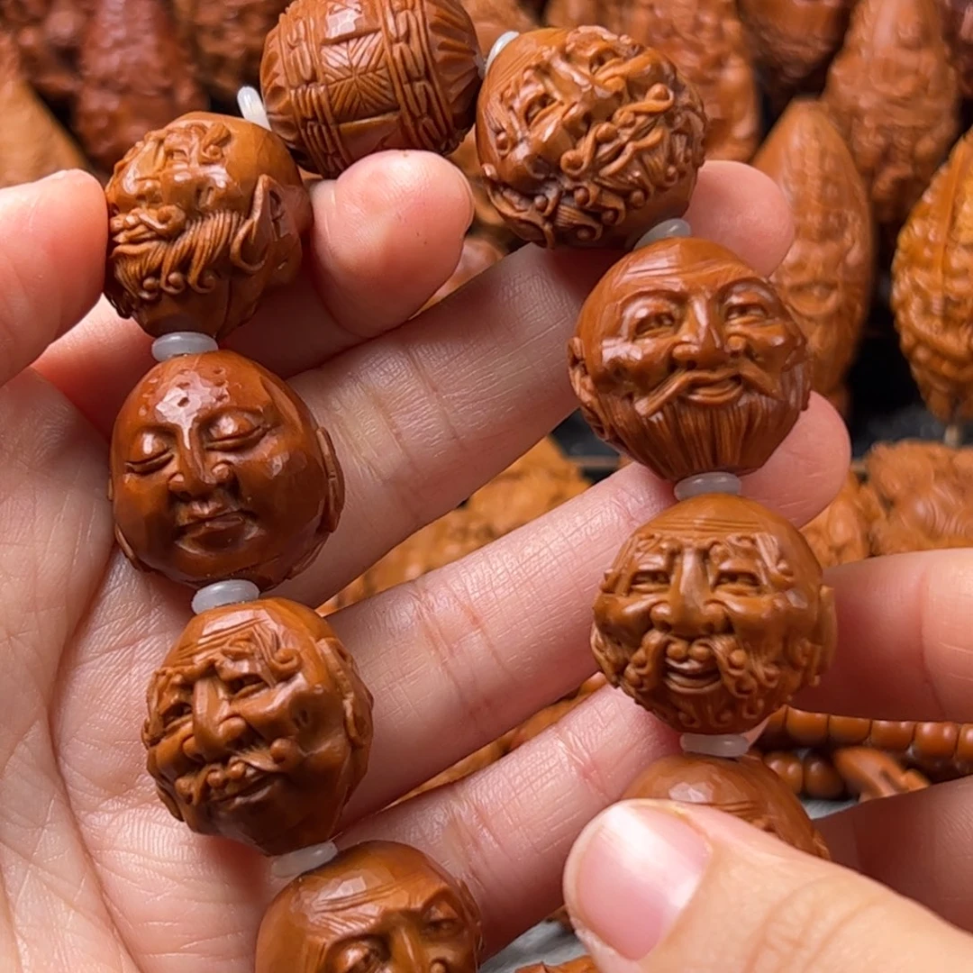 手串/手链橄榄核2.2-2.3铁核 纯刀 须派十八罗汉手窜