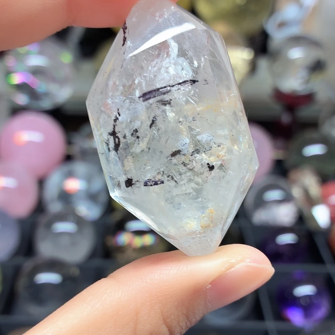 水晶珠宝半成品未镶嵌水胆