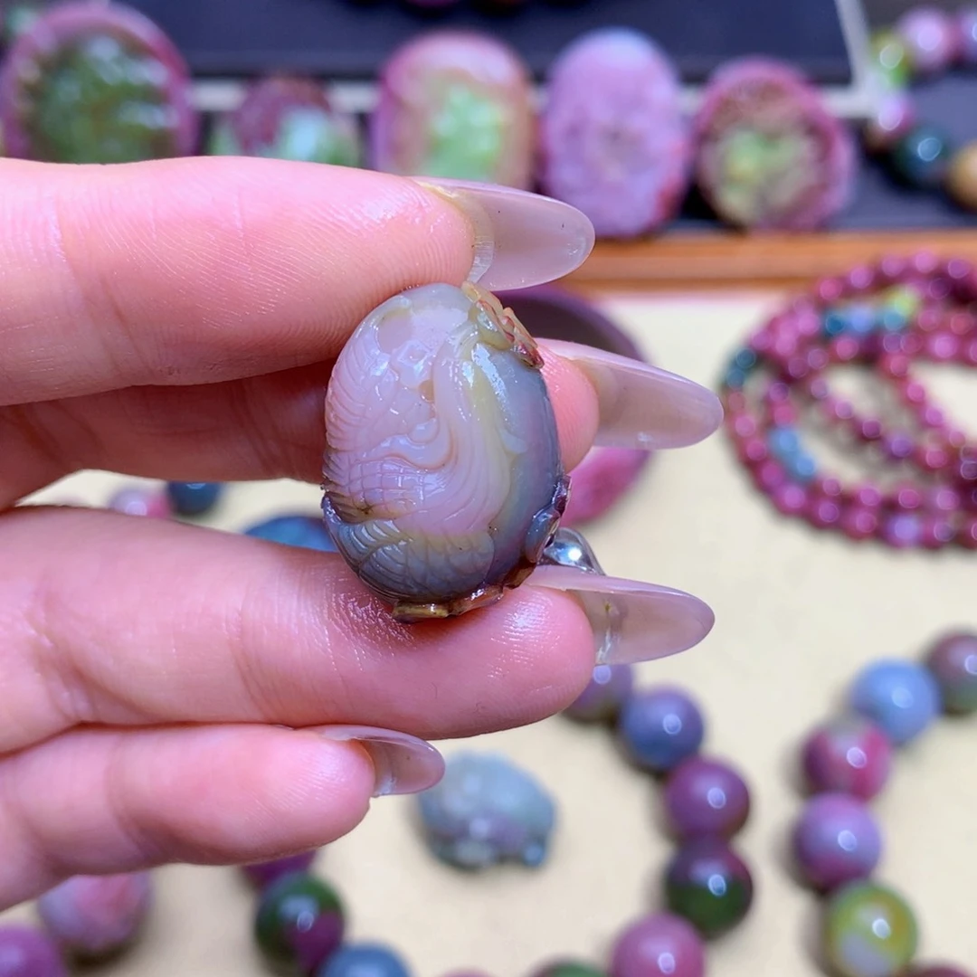 挂件玛瑙未镶嵌盐源特惠