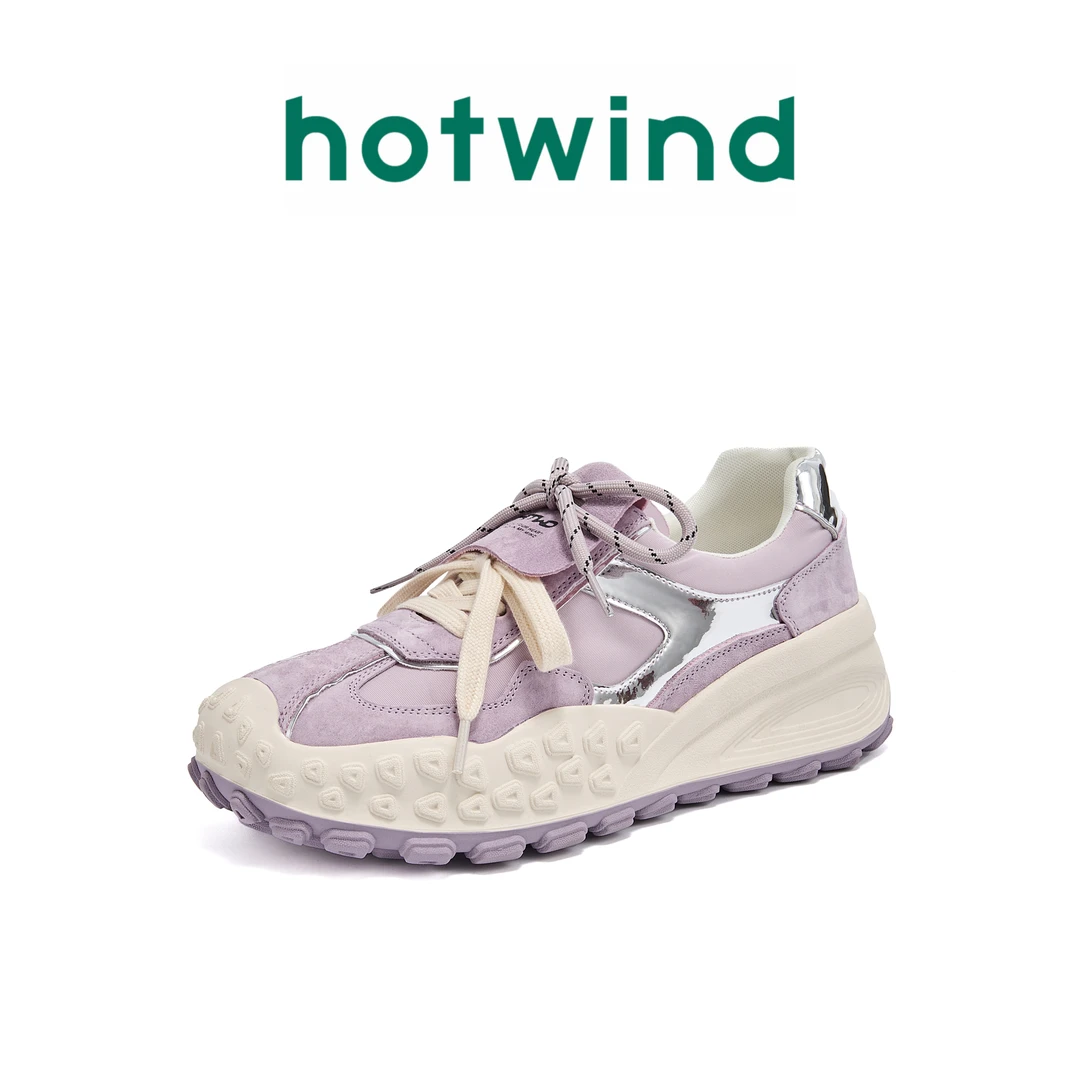 Hotwind/热风2025年春款新款舒适百搭时尚休闲轻便阿甘德训鞋