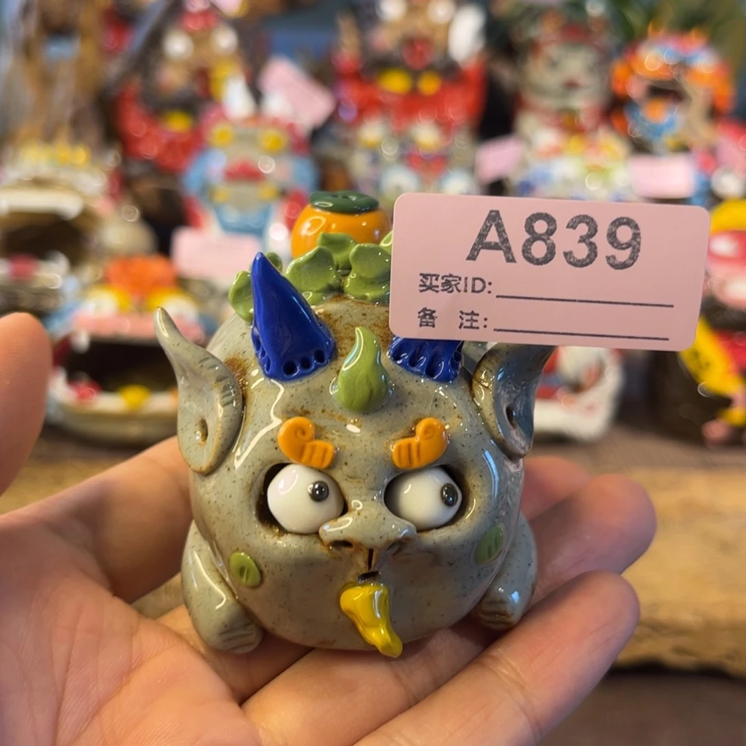 泥塑纯手工茶宠摆件