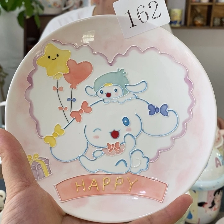 瓷片景德镇釉下彩手绘