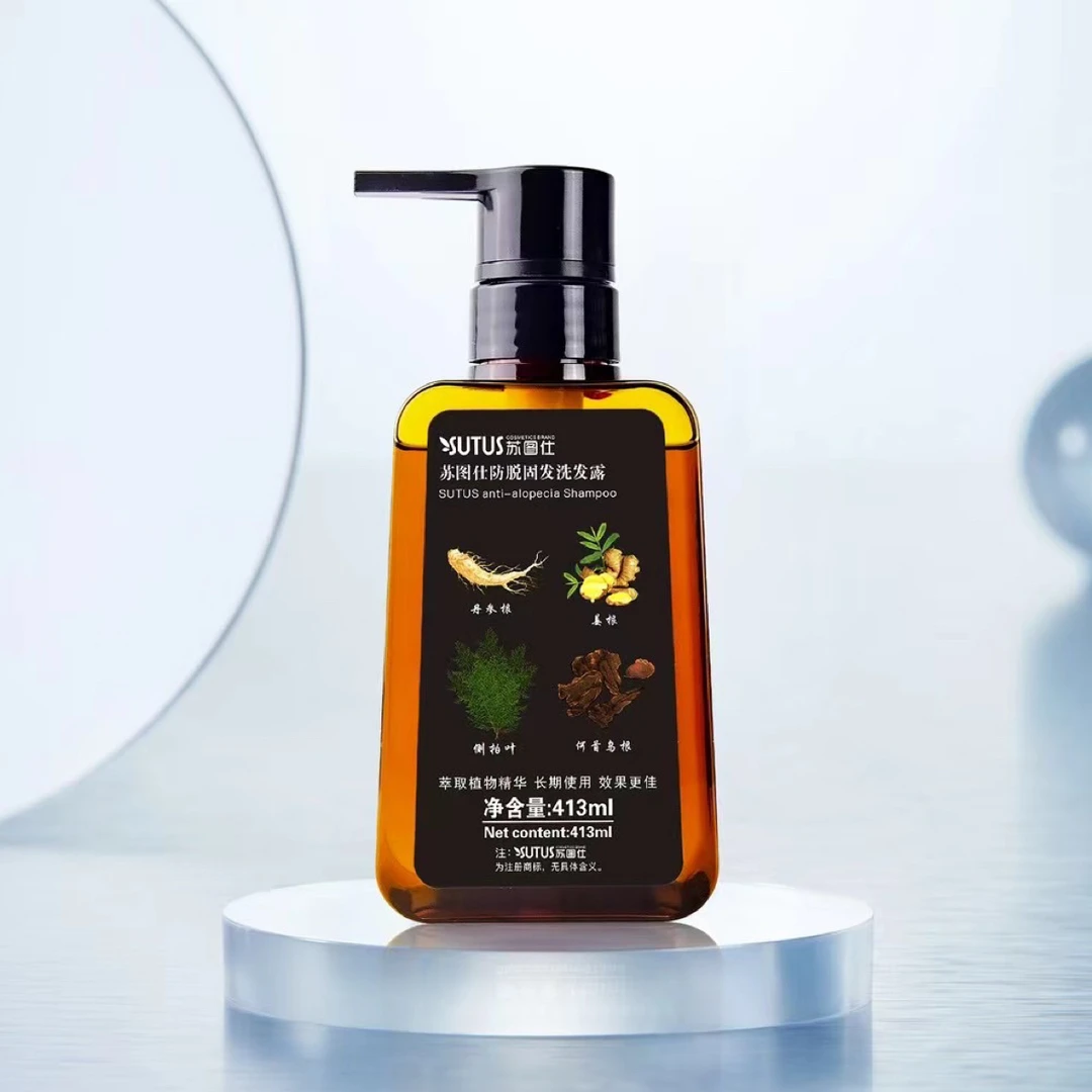 苏图仕洗发水控油蓬松洗护清香檀木香型413ml