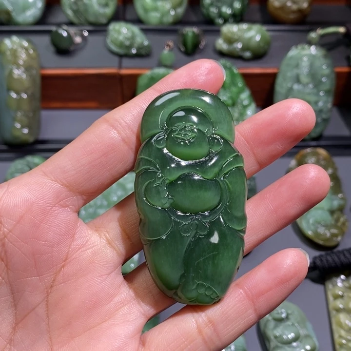 未镶嵌和田玉挂件房**哥