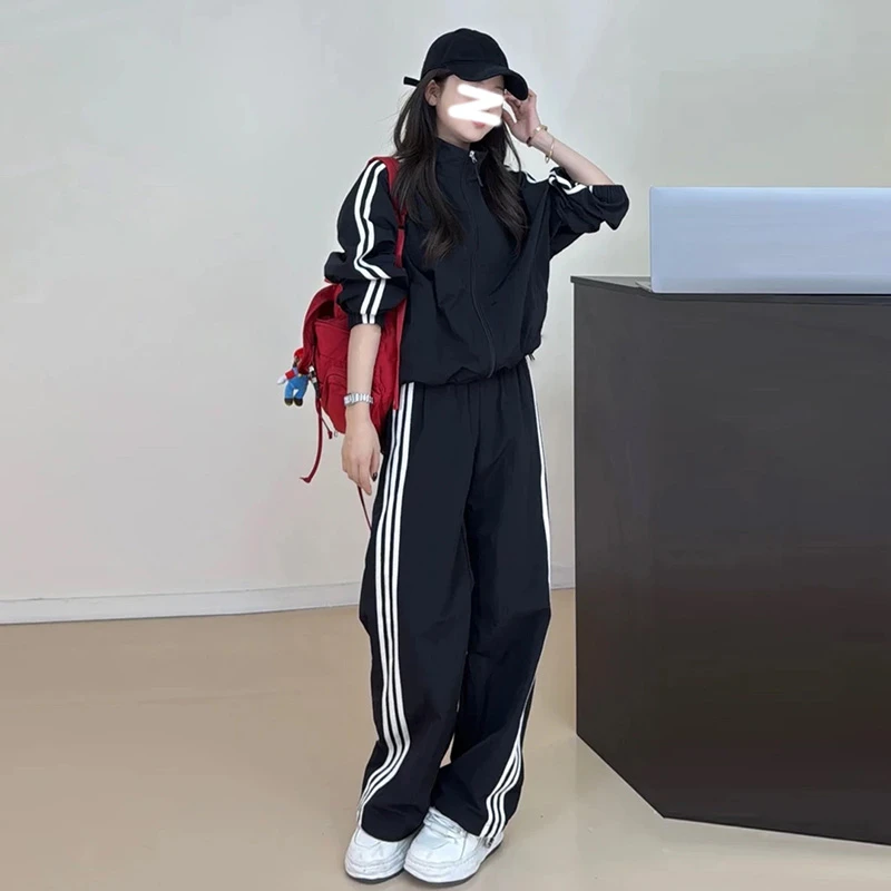 高级感运动套装女2025新款早秋季穿搭一整套学生卫衣休闲两件套潮