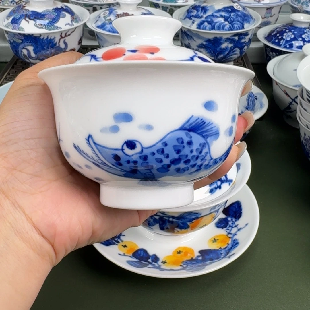 景德镇景德镇纯手工手绘茶器蒙蒙331