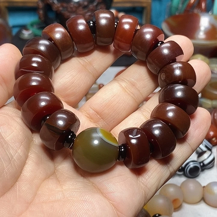 阳***明未镶嵌手链玛瑙/玉髓