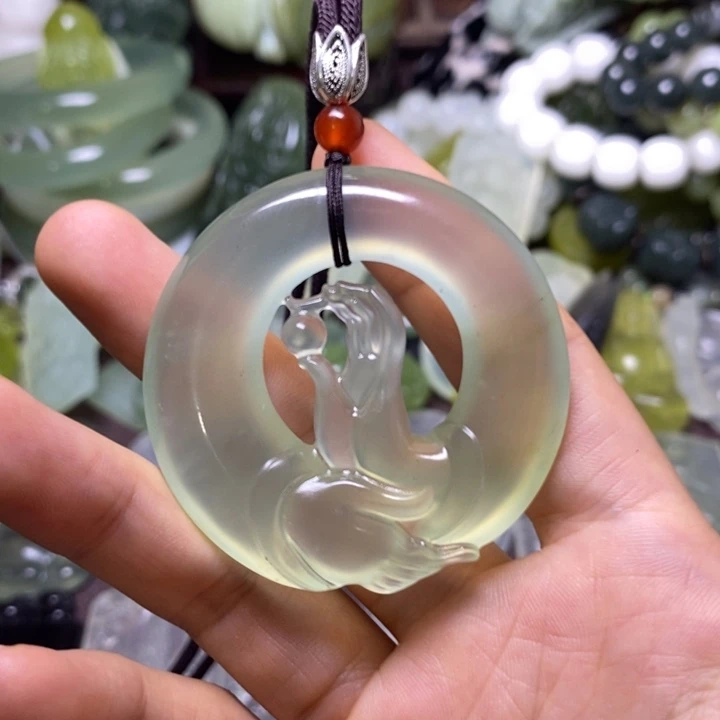 岫玉未镶嵌岫玉挂件