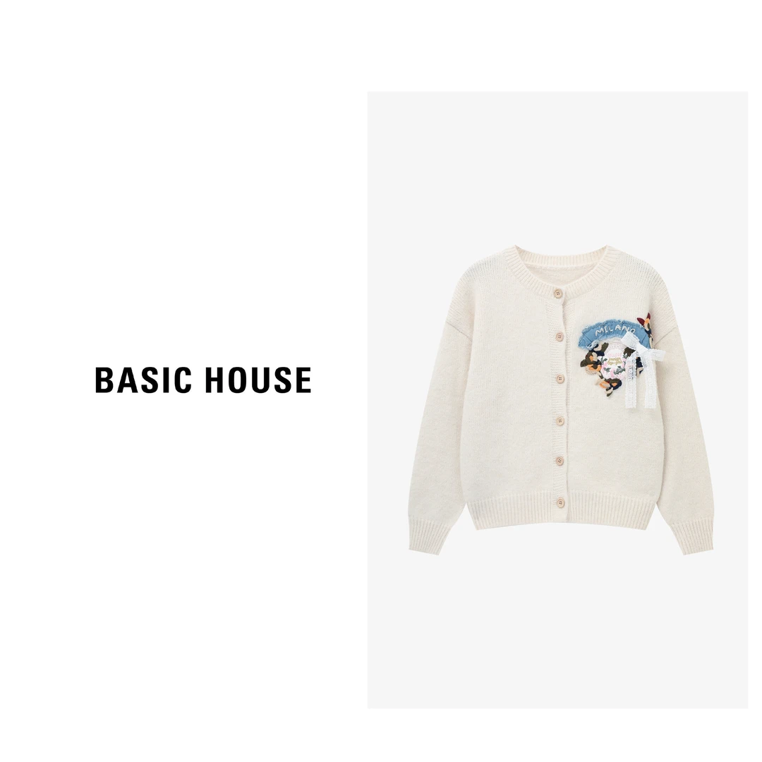 Basic House/百家好韩系青春活力保暖圆领长袖毛衣B0625B5NKN2