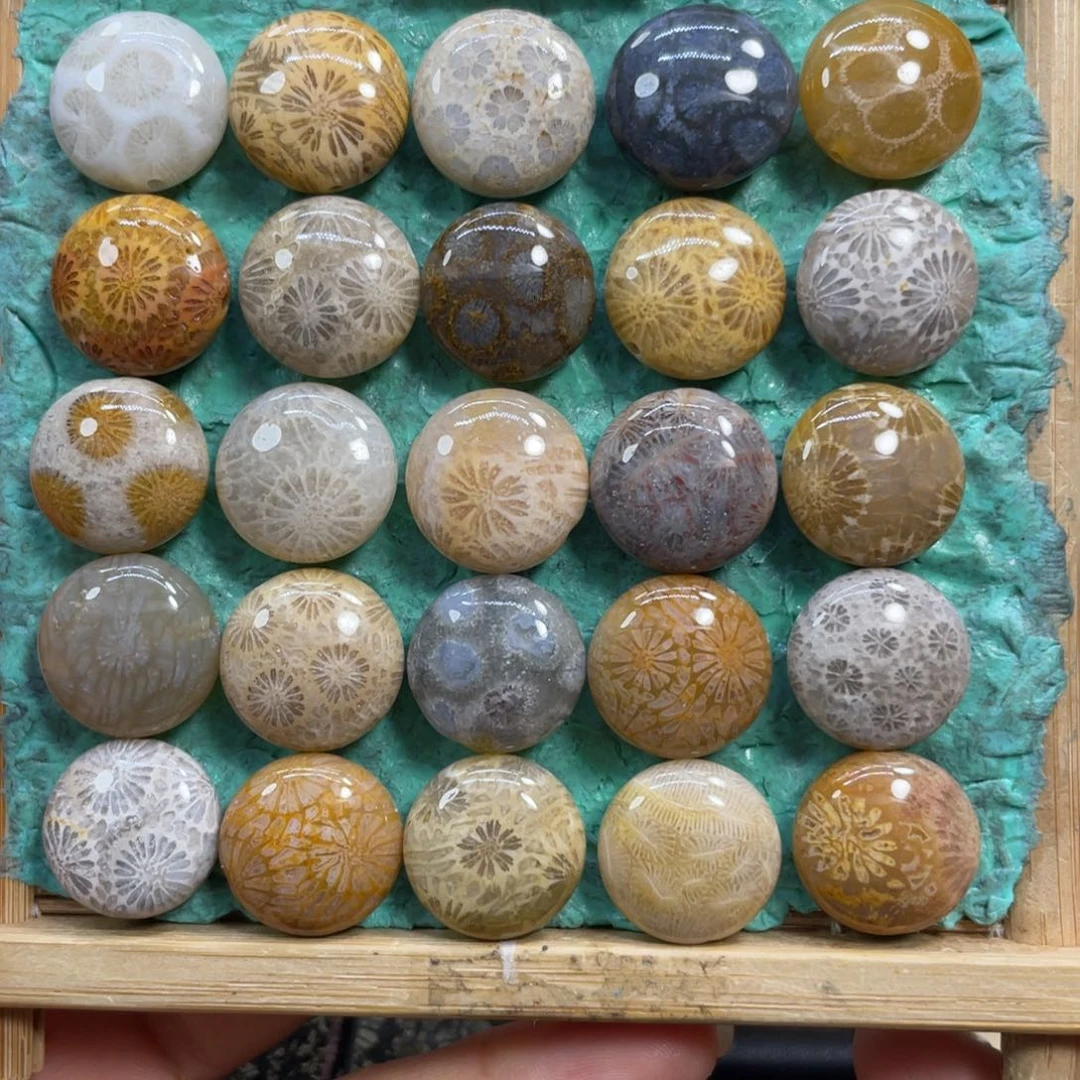 硅化玉未镶嵌颈饰圆饼20米1个