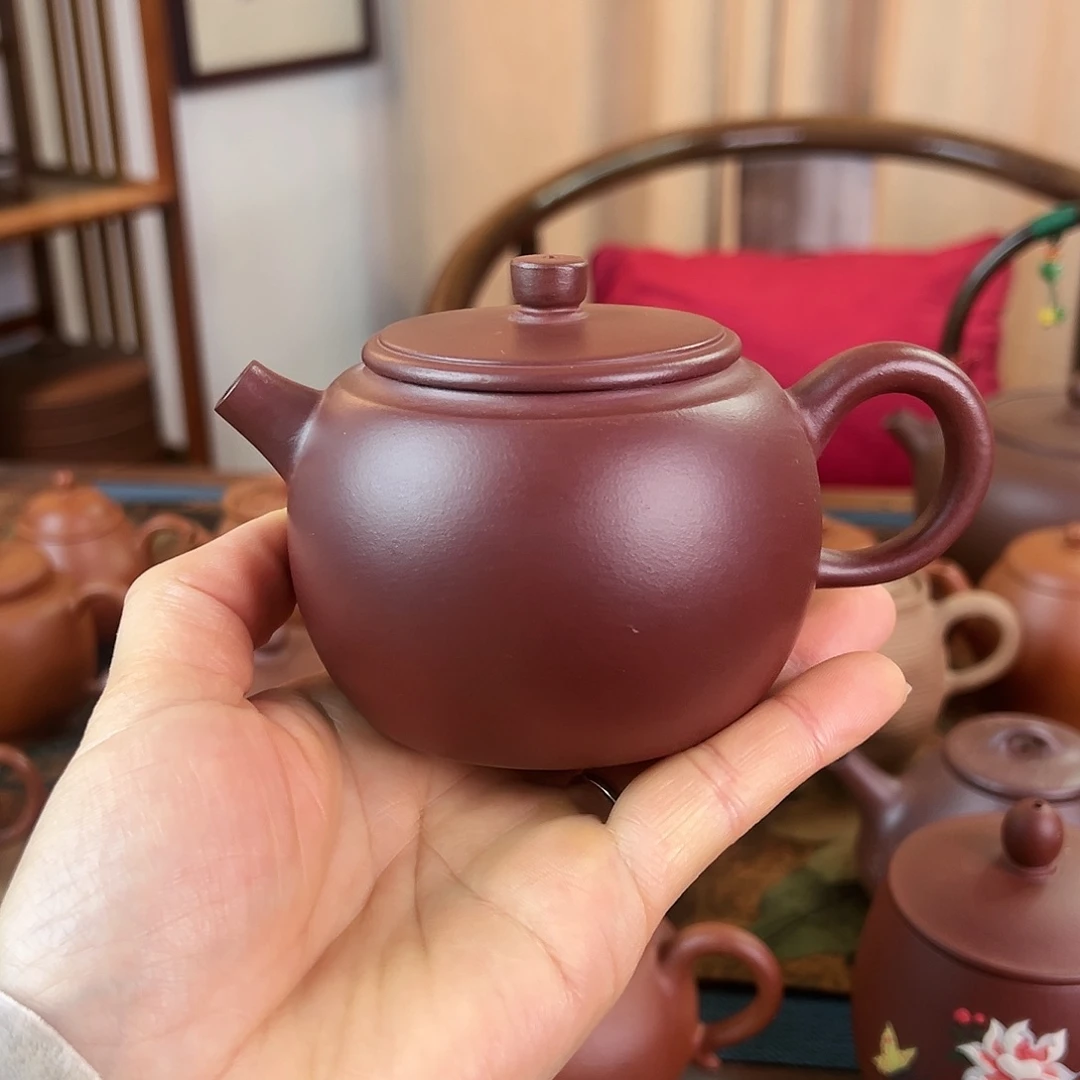 紫砂茶壶精品 福缘 老紫泥 250cc