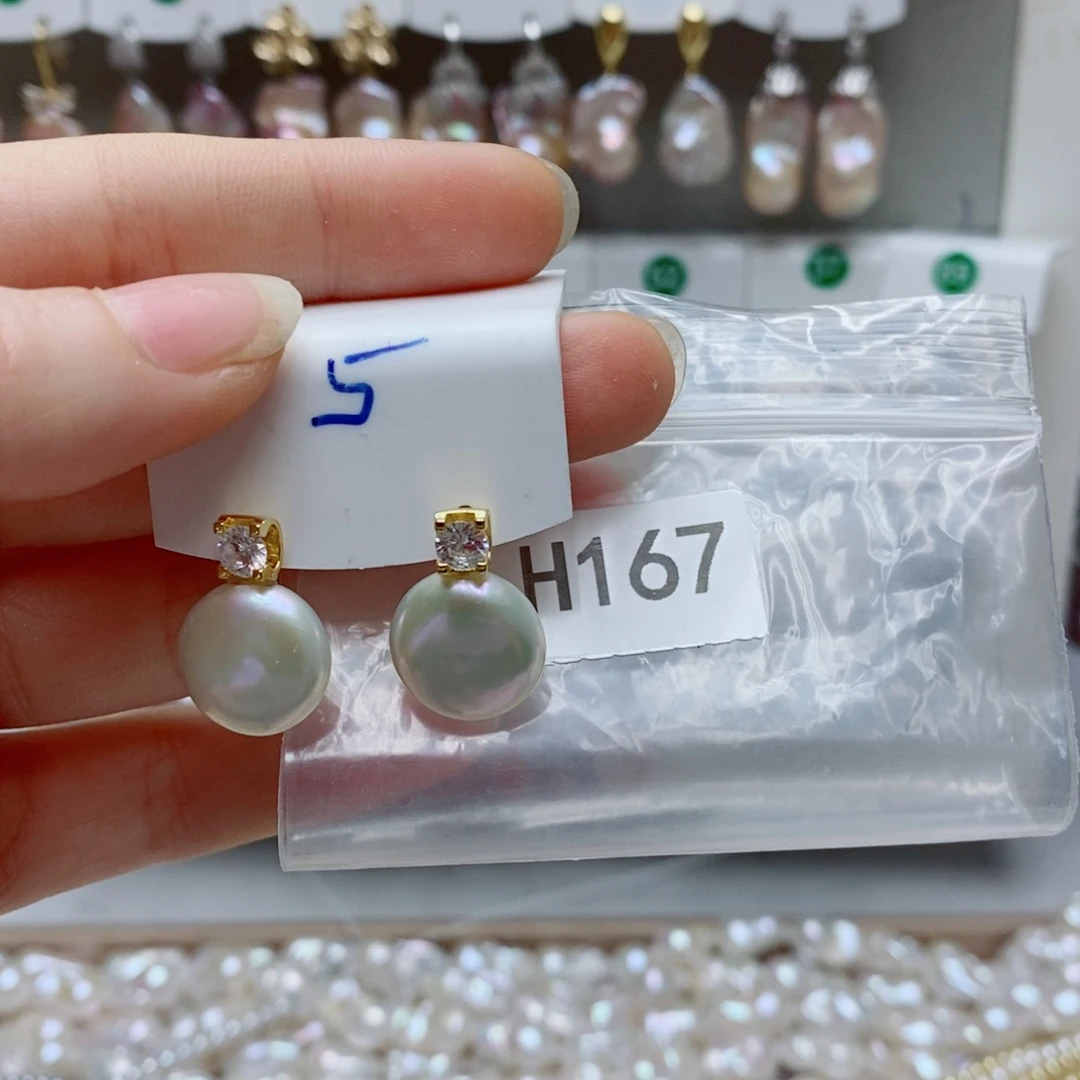 暖****银S925镶嵌其他淡水珍珠