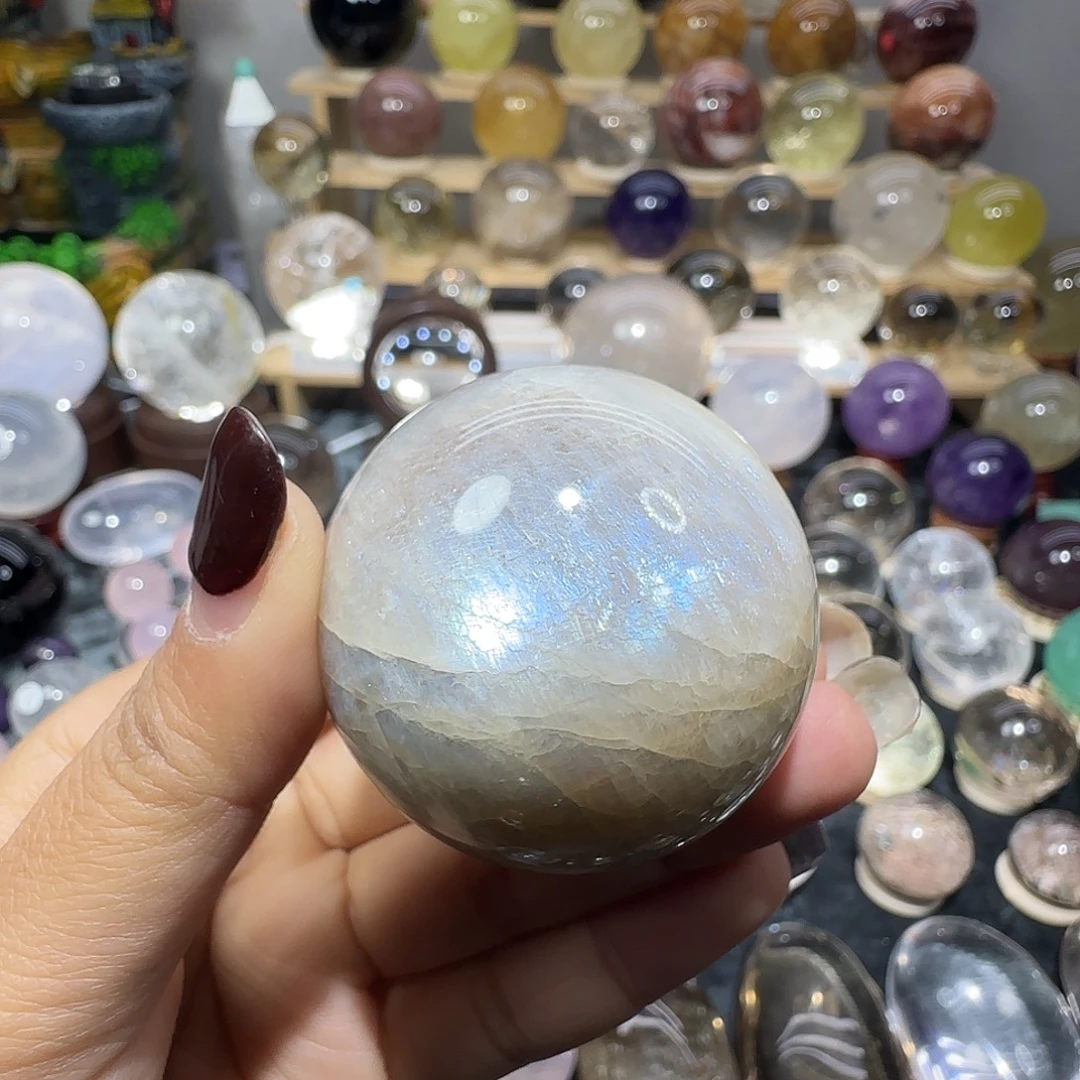 珠宝半成品水晶未镶嵌月光