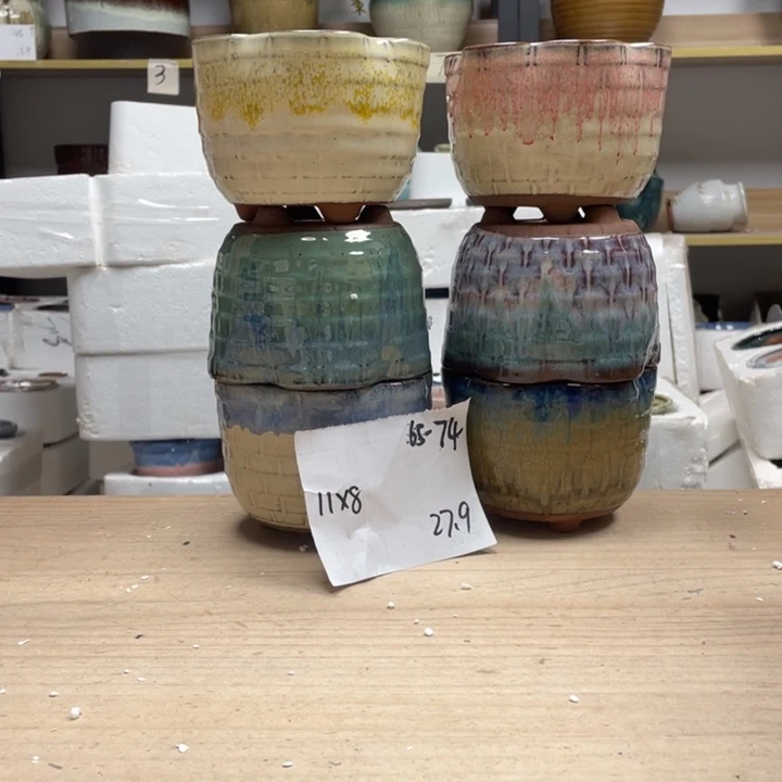 紫砂花盆多肉花盆微瑕74