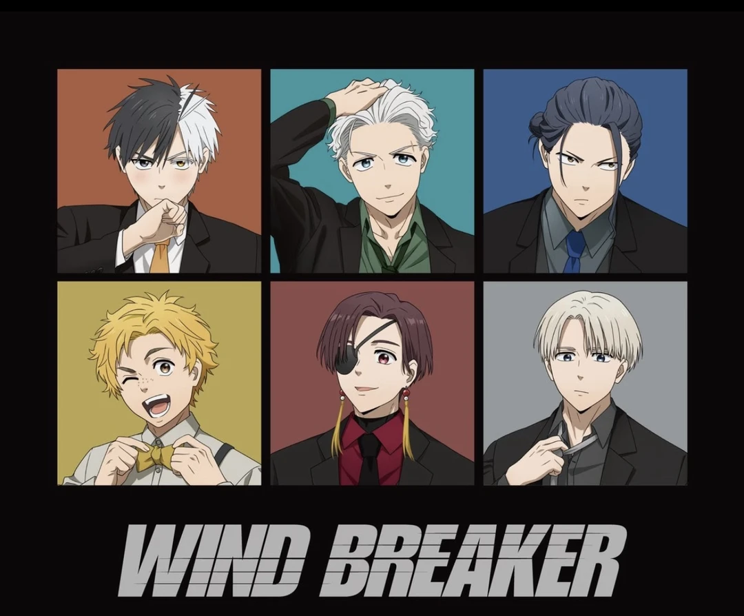 【欧叶】防风铃 animega黑西装快闪吧唧徽章&透卡&拍立得