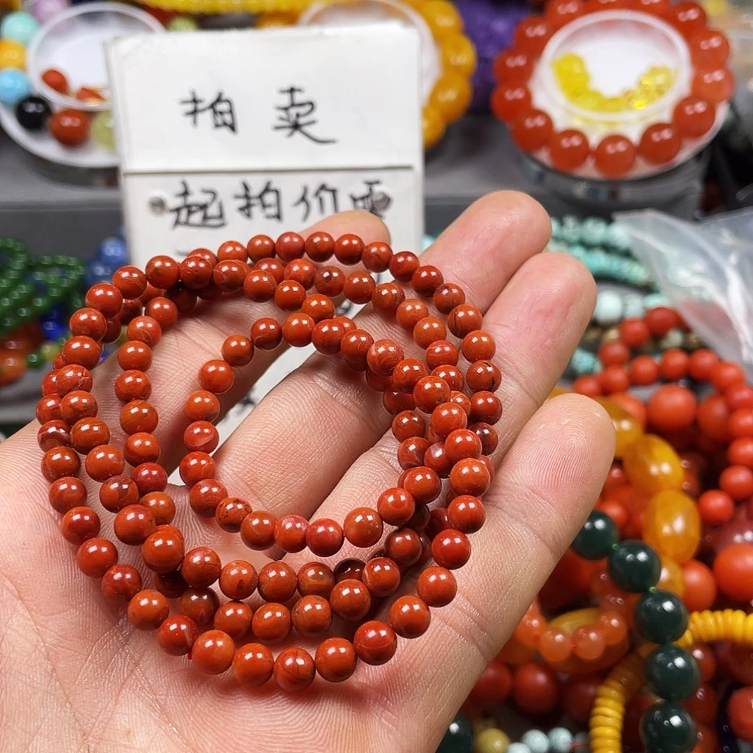 大***侠玛瑙/玉髓未镶嵌手链54249