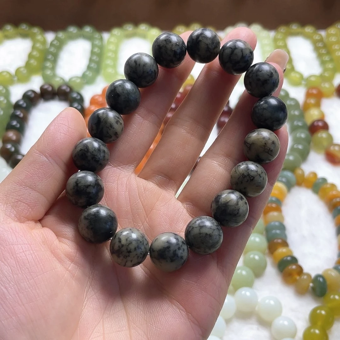 未镶嵌蛇纹石玉手串