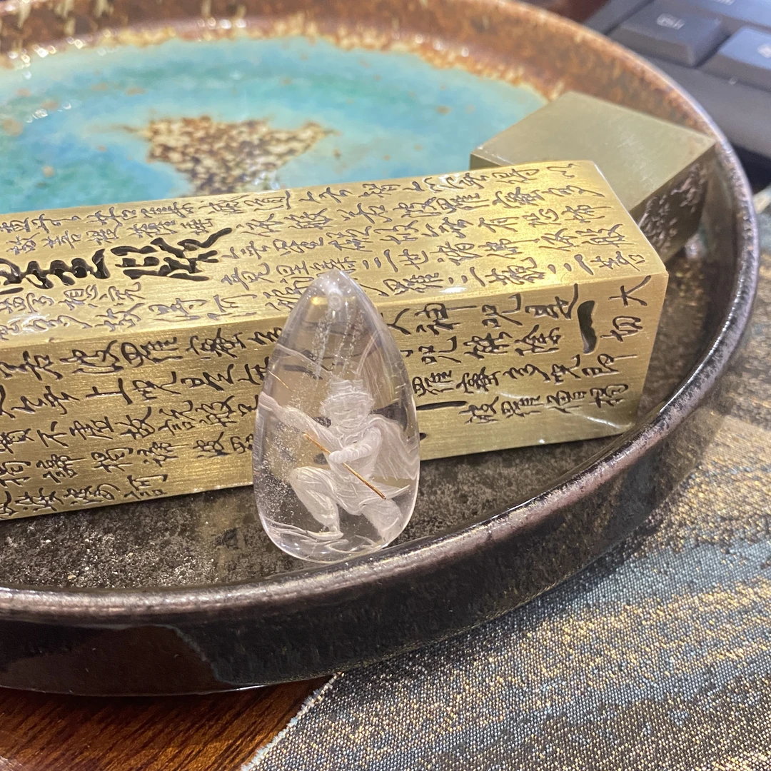 【哈轩文化】水晶悟空吊坠（多样性发一件）