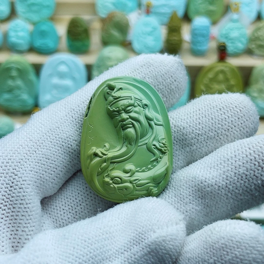 未镶嵌绿松石珠宝奇石