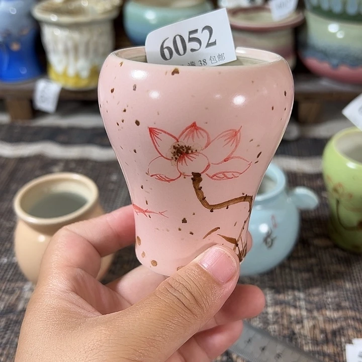 口5高8 手工花盆满30包邮